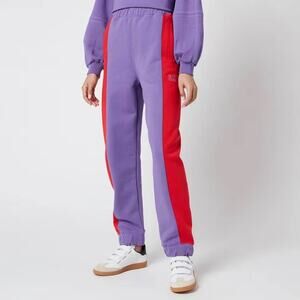 NWT GANNI Software Isoli Sweatpants XS Deep Lavender Red Stripe 💜❤️